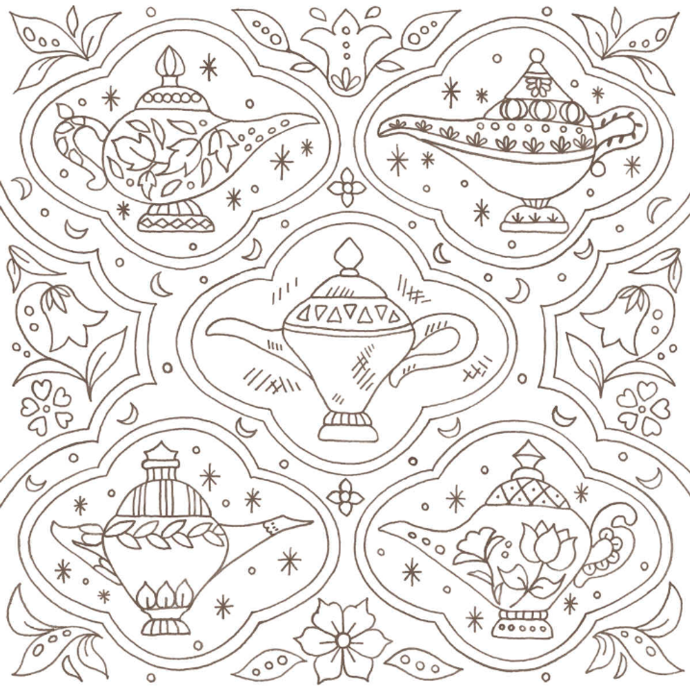 To the beyond of the world fairy tale story. Coloring book