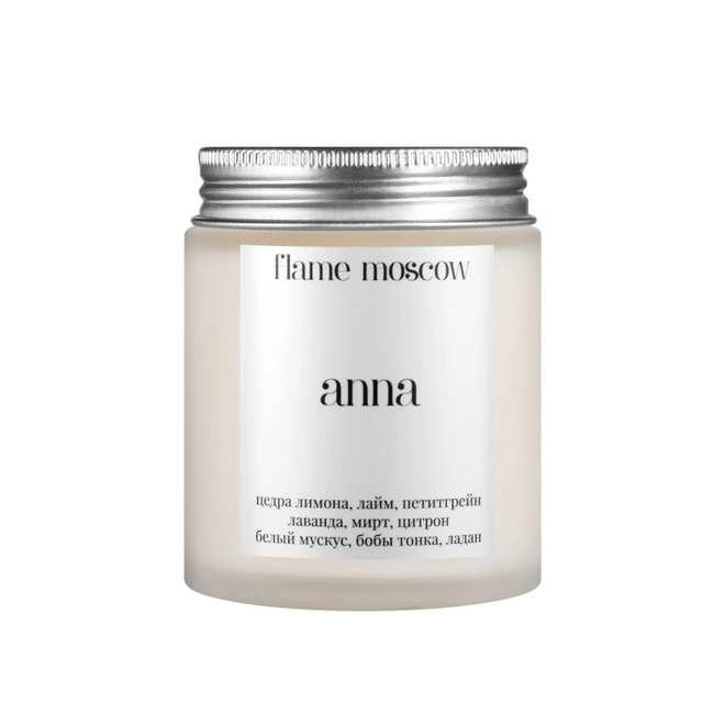 Ароматическая свеча FLAME MOSCOW matte candle Anna