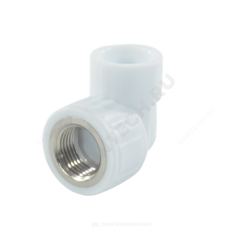 Угольник PP-R комбинированный белый Дн 32х1/2" ВР VALFEX 10125232