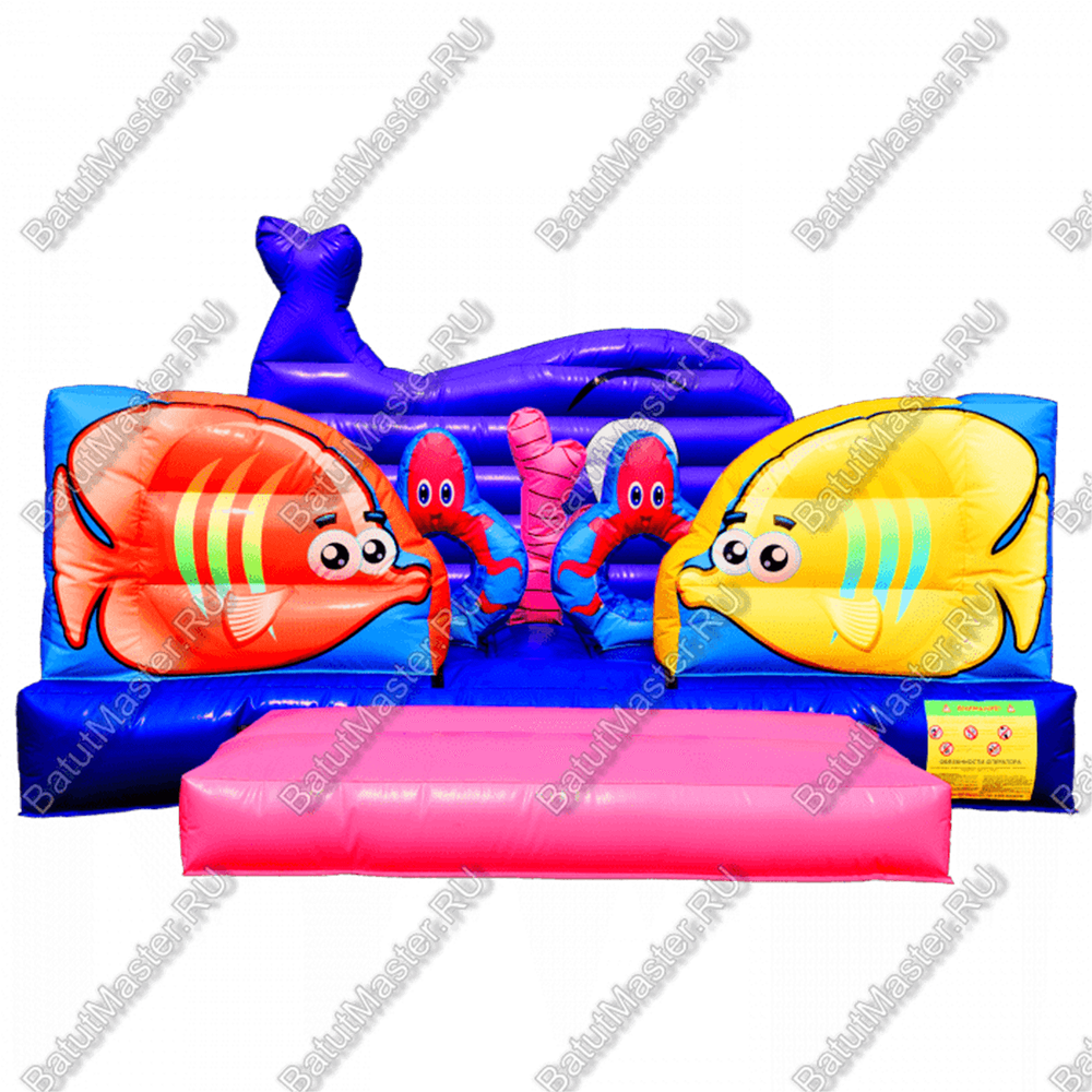 Коммерческий надувной батут "Морское царство 2"