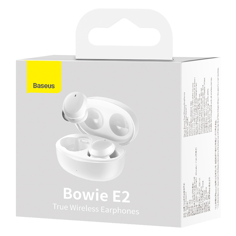 Беспроводные наушники Baseus Bowie E2 True Wireless Earphones - White