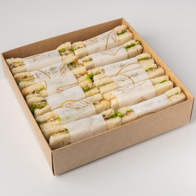 Бокс сэндвичей с рийетом из семги и скумбрии