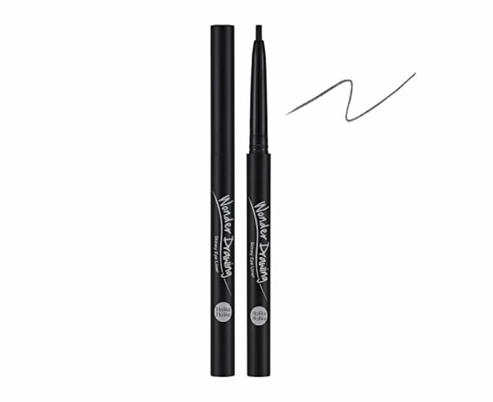 Подводка-карандаш для глаз черная HOLIKA HOLIKA Skinny Eyeliner 01 Real Black 0,14 гр