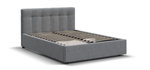 Белла Кровать+ПМ 140 Рогожка Мальмо серый