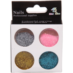 Украшение для нейл-арта «Nail Art Design», пыльца, цвет микс, в пакете, 6*6см