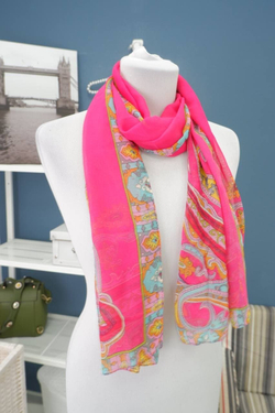 Шарф разноцветный