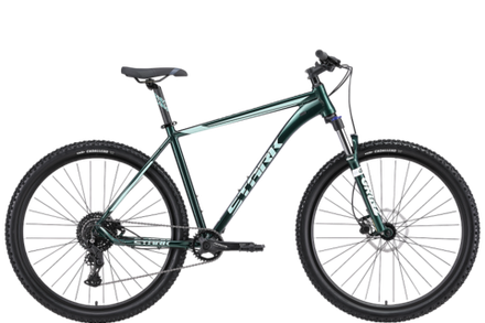 Велосипед Stark'24 Router 29.4 HD темно-зеленый металлик/мятный 18"