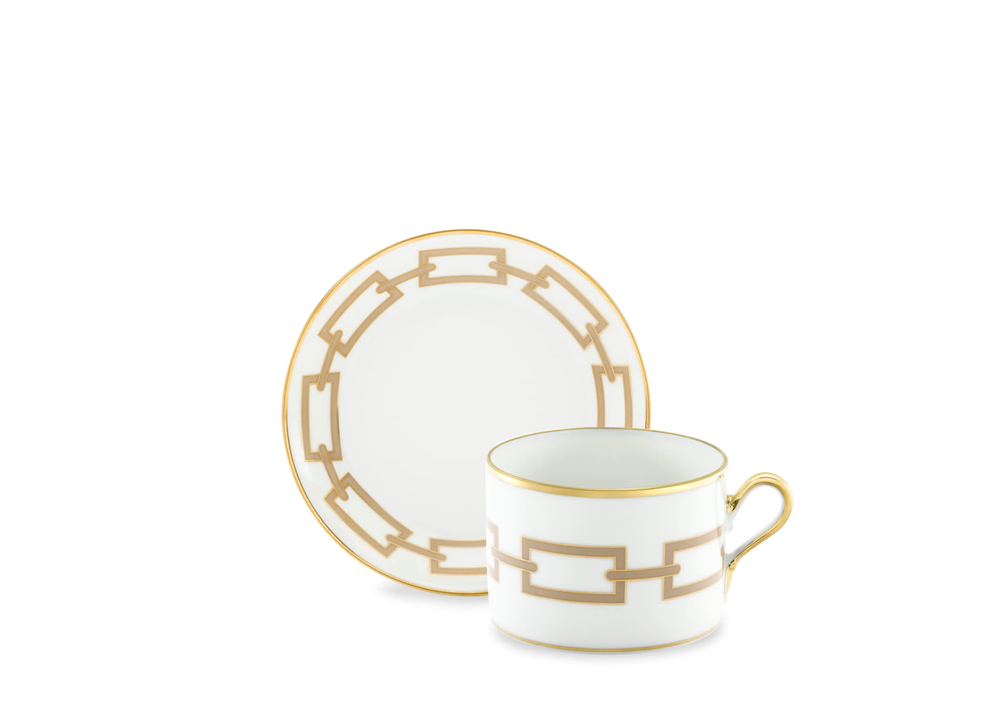 Чайная чашка с блюдцем Catene Cachemire (220 мл)