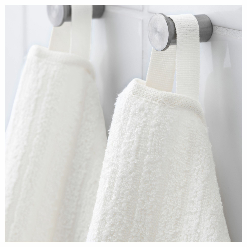 Полотенце IKEA VAGSJON (ВОГШЁН), Белый, 40х70 см