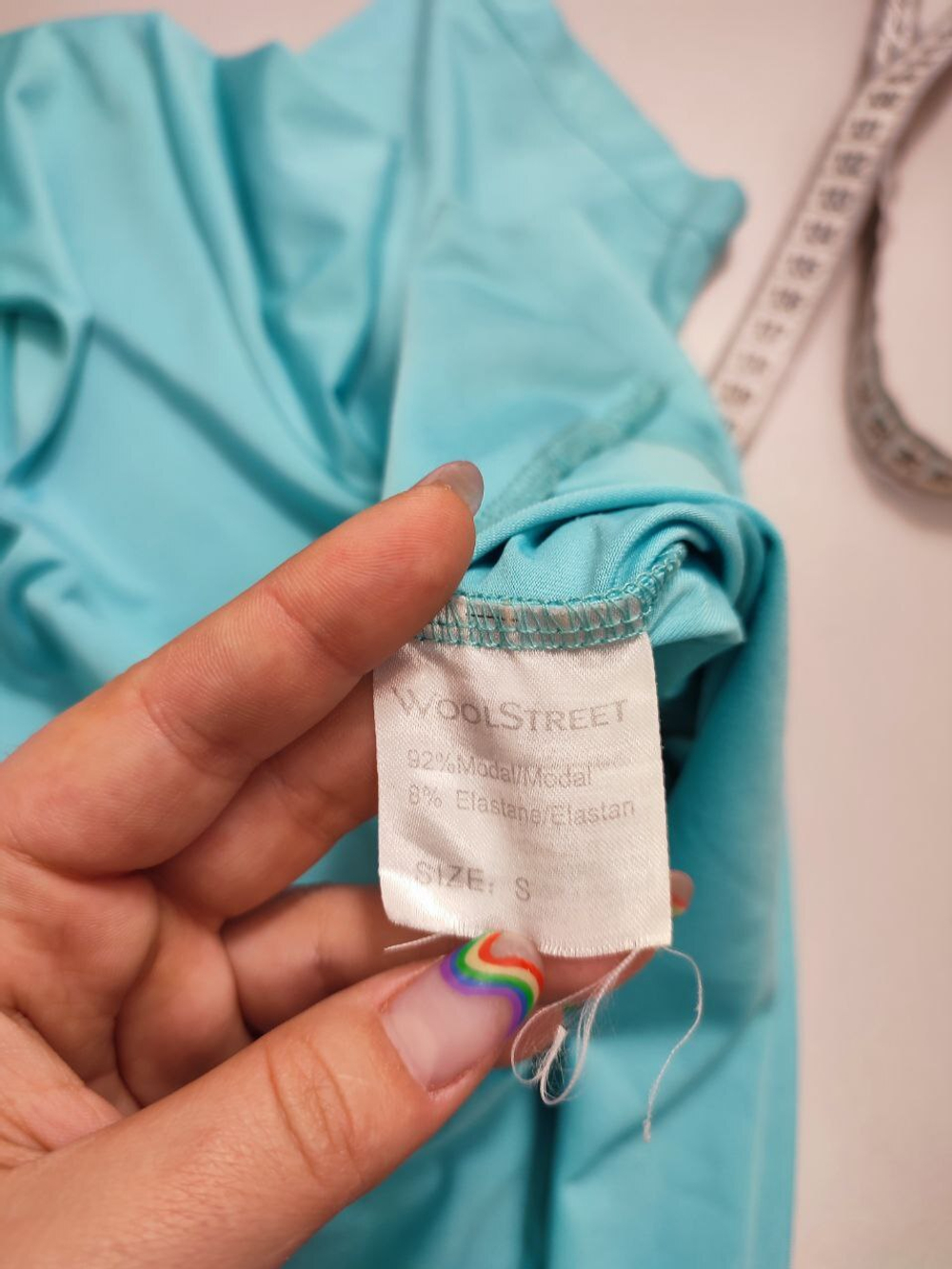 Кофта WoolStreet бирюзовая 44 размер