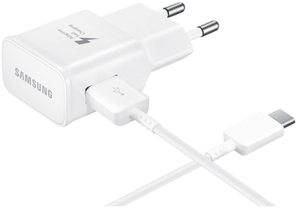 СЗУ Samsung EP-TA20 USB Type-C с функцией быстрой зарядки 15Вт, белый (EP-TA20EWECGRU)