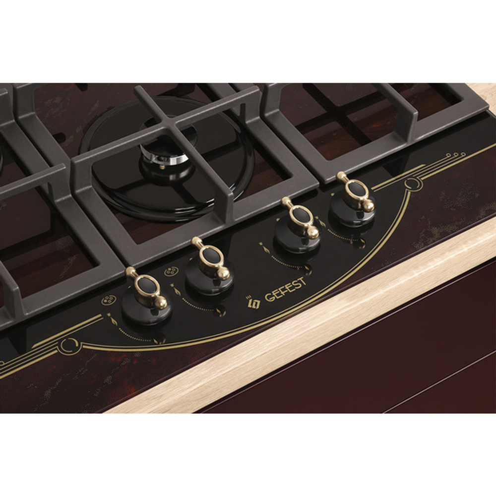 Поверхность варочная  Гефест ПВГ 2231-01 Р55 ("рубиновый")