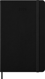 Еженедельник Moleskine PRO Weekly Vertical (DHB12PRO3) 13х21см твердая обложка черный