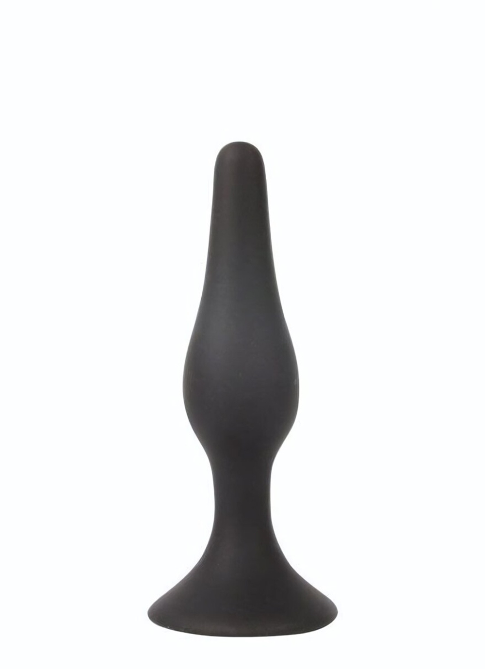 Чёрная анальная пробка Sex Expert - 9,5 см. (Цвет: черный)