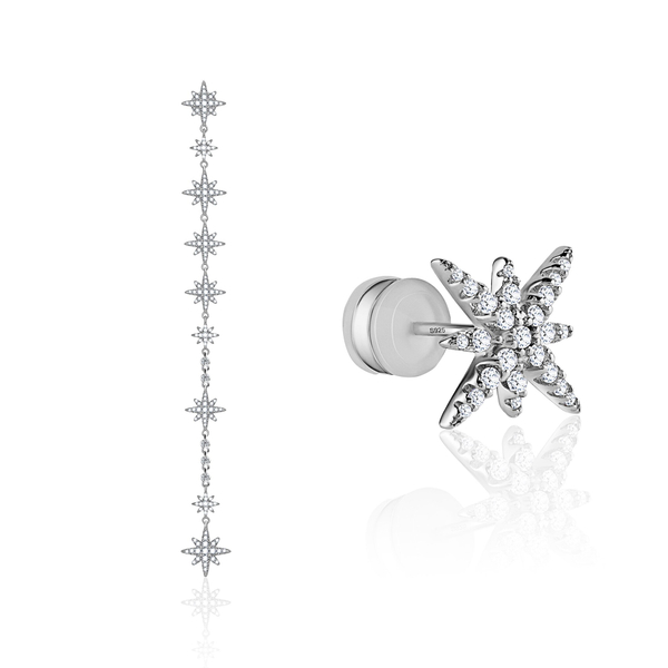 Серьги асимметрия полярные звезды