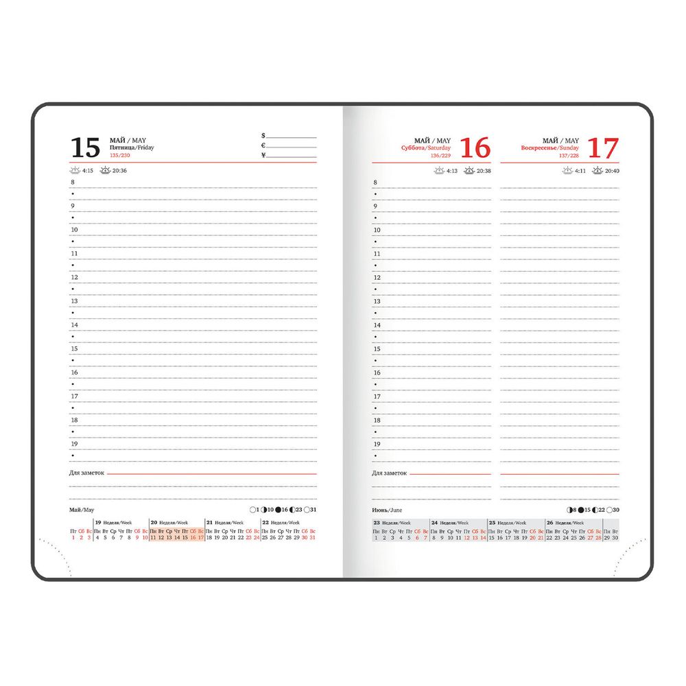 Ежедневник А6 BRAUBERG "Favorite" (117249) 12