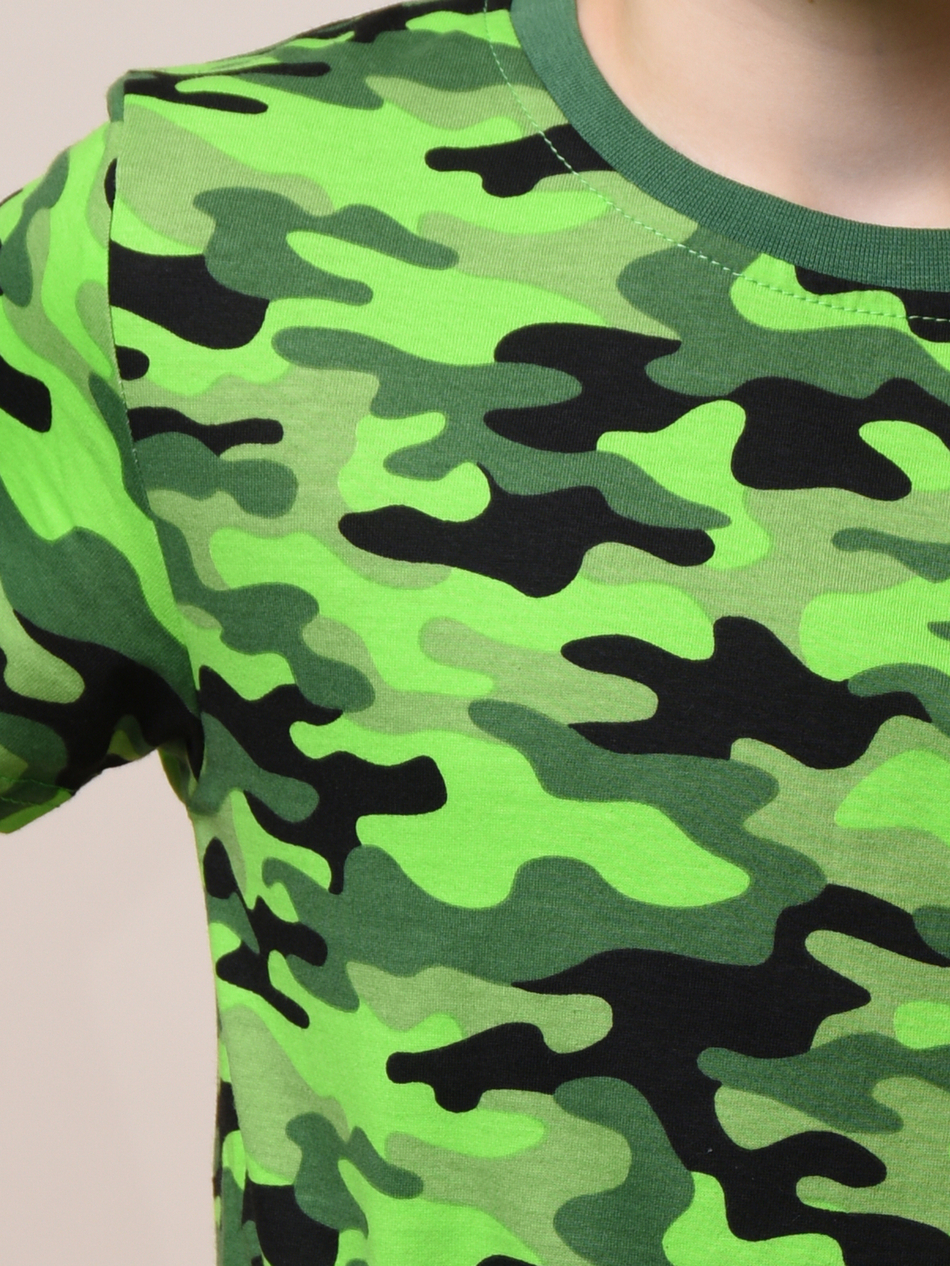 Футболка для мальчика камуфляжная