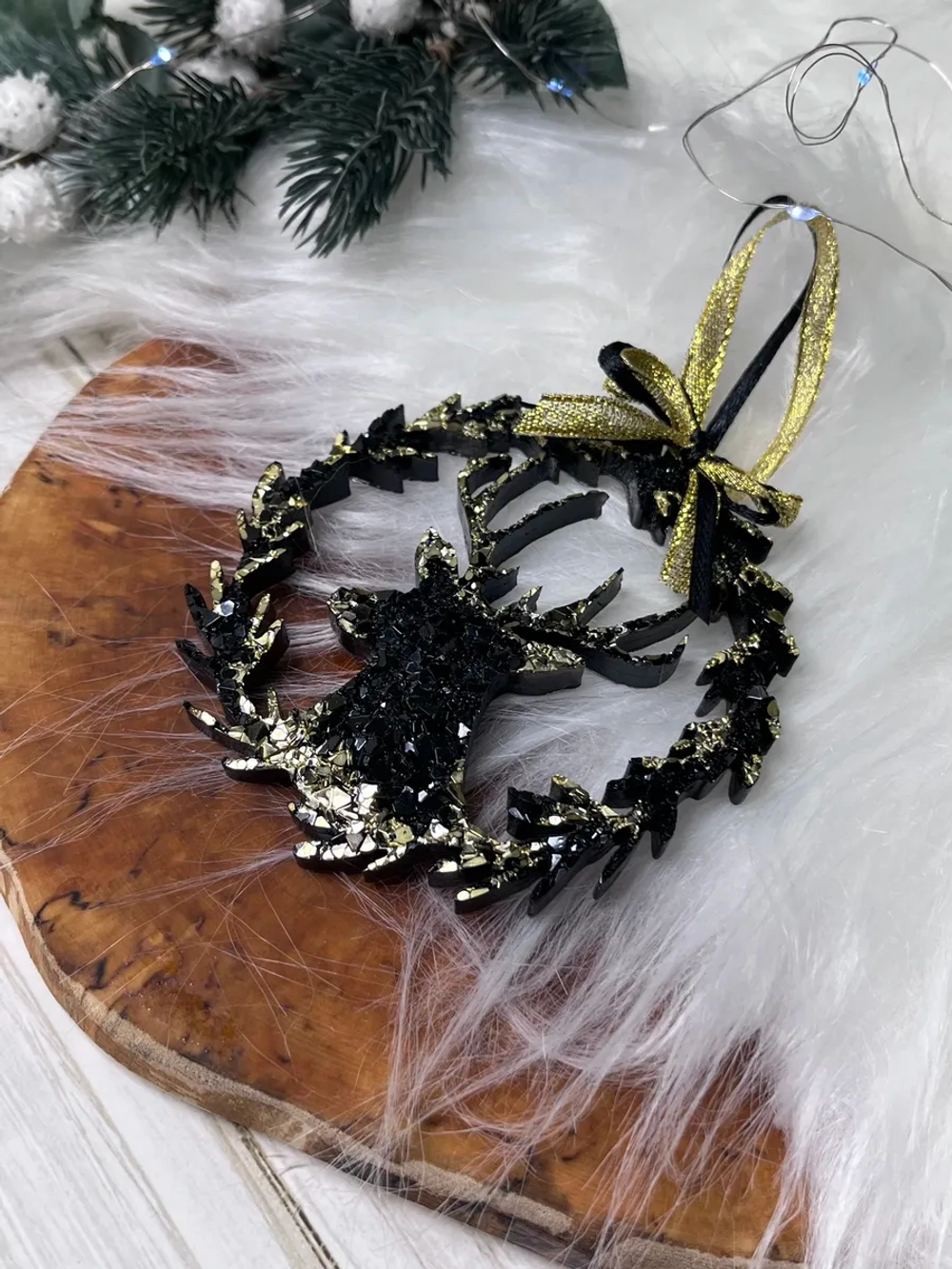 Новогодняя елочная игрушка Олень