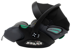 Коляска Agex Prima Pro 3 в 1 с автокреслом i-Safe Grey Midnight Grey (Темно-серый)