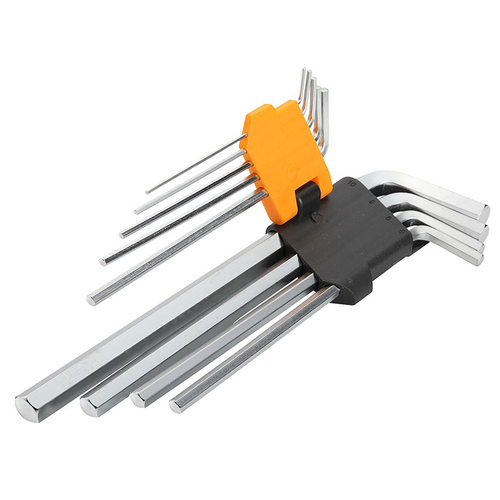 TOLSEN (TT20049) Набор Г-образных шестигранников, 1,5-10 мм, длинные, 9 предметов