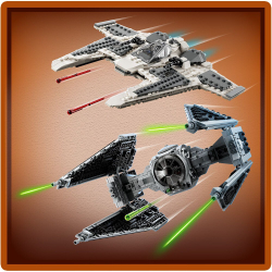 LEGO Star Wars — Мандалорский истребитель «Клык» против TIE-перехватчика 75348