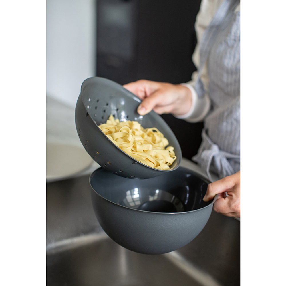 Миска palsby, organic, 2 л, темно-серая