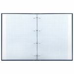 Тетрадь на кольцах БОЛЬШАЯ 210х305 мм А4, 100 л., обложка картон, клетка, BRAUBERG "Shade", 404102