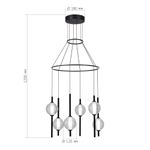 Светильник подвесной PEEK LED 51W 3000K