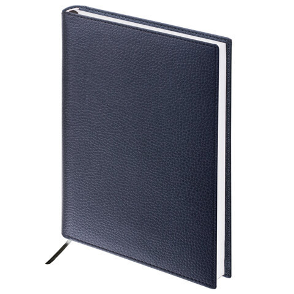 Ежедневник недатированный А5 (138х213 мм) BRAUBERG "Favorite", под классическую кожу, 160 л., черный, 123397