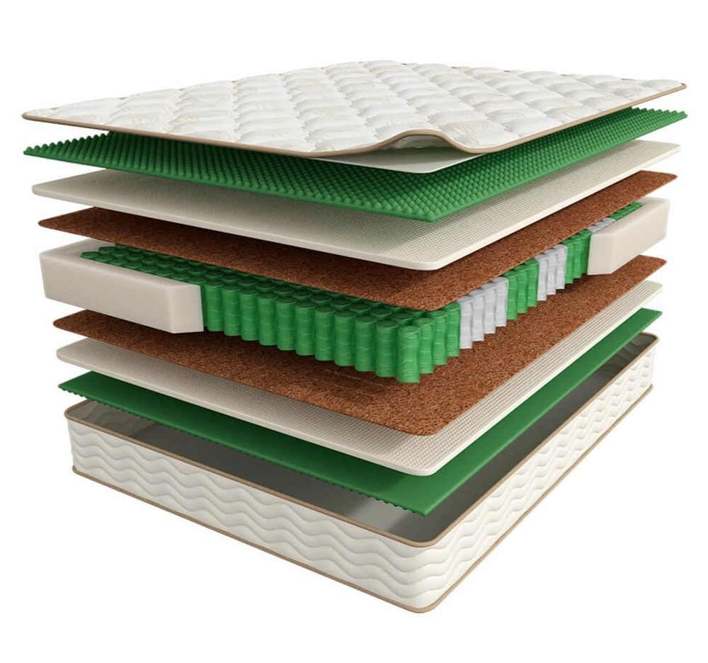 Матрас Askona Fitness Idea 160x200х25, среднежесткий/среднежесткий