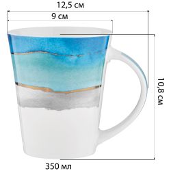 КРУЖКА LEFARD "АКВАРЕЛЬ" 350 МЛ (КОР=36)