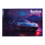 Альбом для рисования 4 вида микс 12л А4 (Funguru)