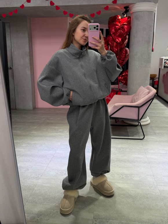 Спортивный костюм Soft серый