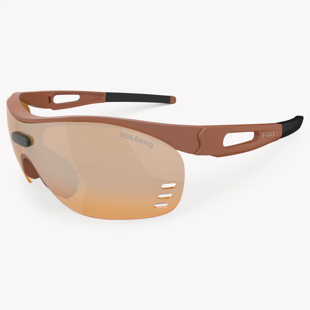 Спортивные очки с диоптриями Siols / VSN.Biking MAX / Orange Mirror / Sand