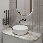 Мозаика стеклянная Rumba Grey/Румба серый (148х48) 300х300х4 мм