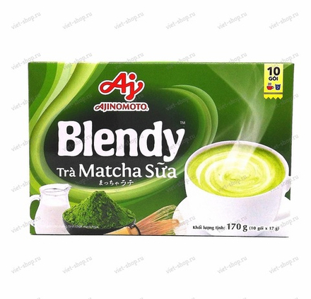 Чай Матча 3 в 1 Ajinomoto Blendy, 10 пак.