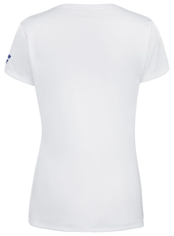 Женская теннисная футболка Babolat Play Cap Sleeve Top Women - White