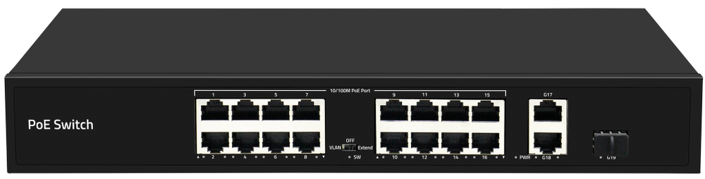 Коммутатор  Smartec ST-NS116MB-GDF