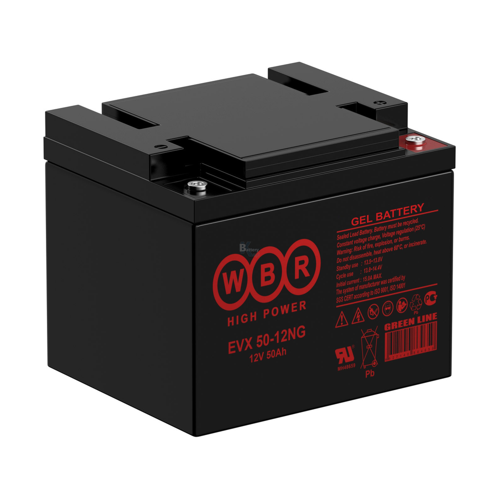 Аккумулятор WBR EVX50-12NG (GEL)
