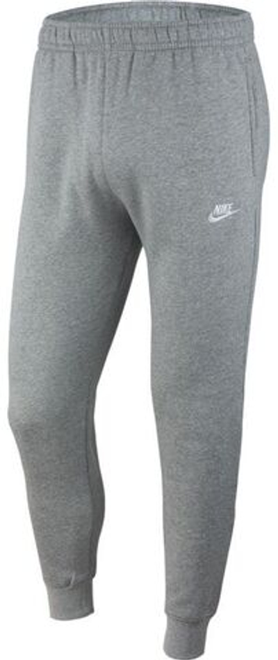 Мужские теннисные штаны Nike Sportswear Club Fleece M - grey heather/mate silver/white