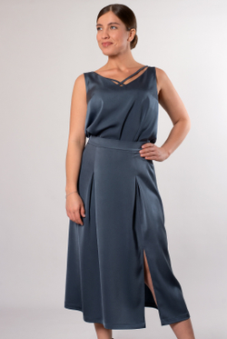 Блузка женская 4188ЛП, Мокрый асф. #331МА094188ЛП