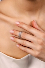 Фаланговое кольцо "Рубчик"