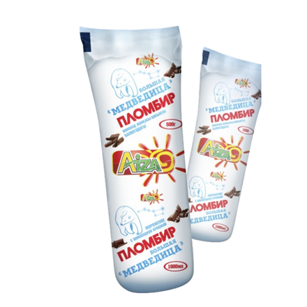 Мороженое Белый медведь Пломбир 500 гр