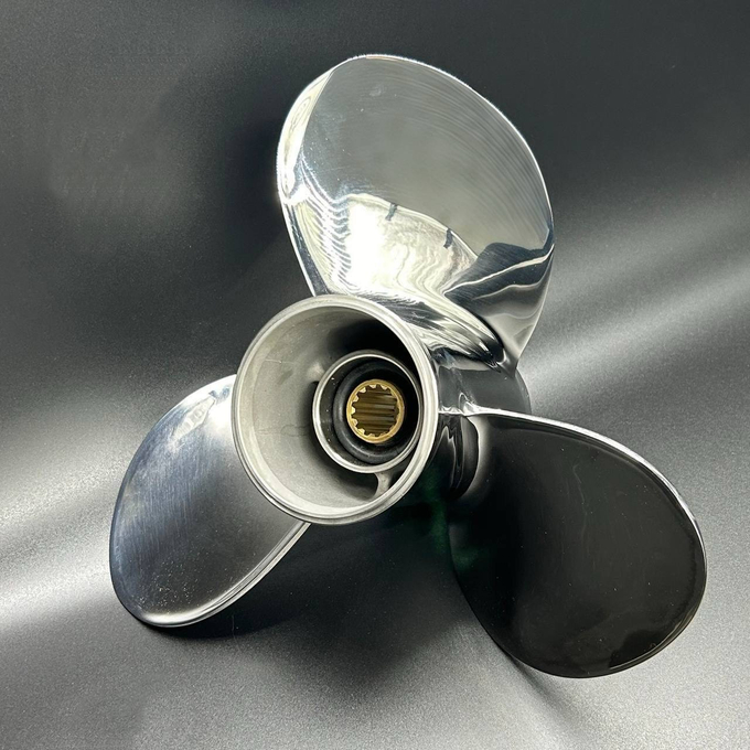 Гребной винт Yamaha 40-55, F30-60 Stella (3x11 5/8x12) (Сталь) (Polastorm)