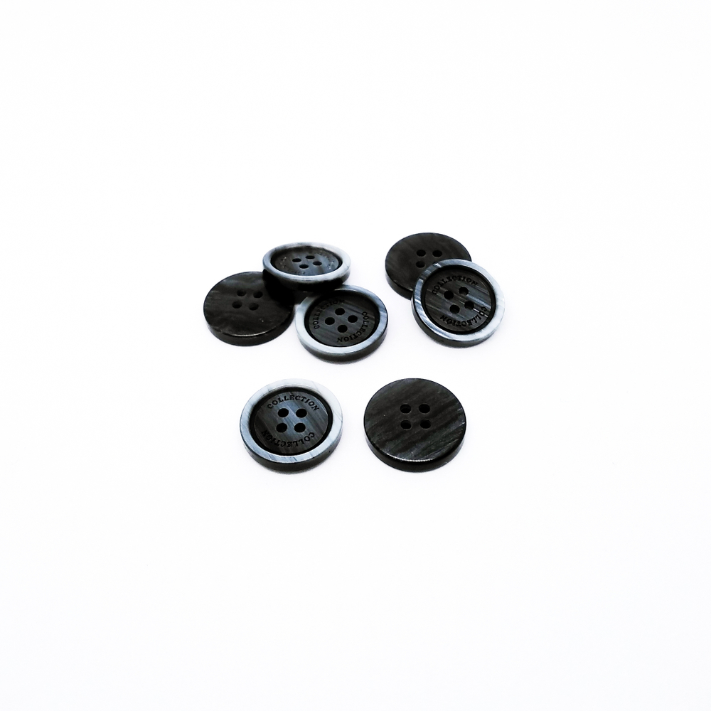 Пуговицы №844, CB P9-21 |col.02| черный, 24L