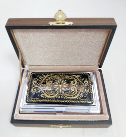 Визитница "Орнамент" №3 (роспись Палех)