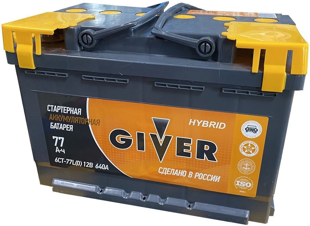 GIVER Hybrid 6СТ- 77 аккумулятор