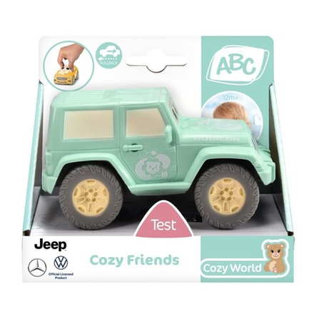 Dickie ABC - Зеленый джип 11 см Cozy Friends транспортное средство для малышей 4111013 / артикул   4111013 A  / GTIN 4006333088919
