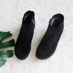 Neiliansheng Fabric Ankle Boots Women"s Black