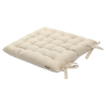 Подушка на стул из хлопка бежевого цвета из коллекции essential, 35х35 см